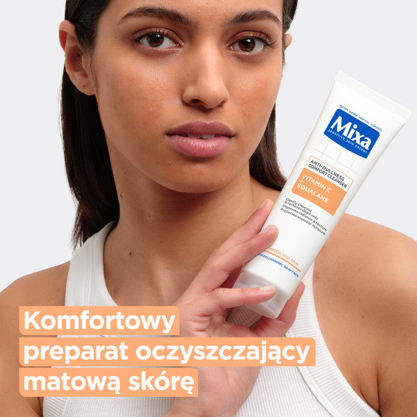 MIXA Comfort Cleanser żel do mycia twarzy przeciw przebarwieniom Witamina C + Skwalan 150ml