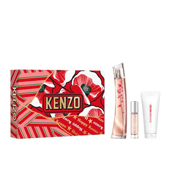 Kenzo Flower Ikebana by Kenzo zestaw woda perfumowana spray 75ml + balsam do ciała 75ml + woda perfumowana spray 10ml