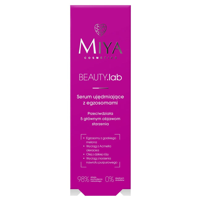 Miya Cosmetics BEAUTY.lab serum ujędrniające z egzosomami 30ml