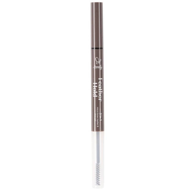 Lovely Feather Hold 2 in 1 Brow Marker & Clear Gel marker i żel do brwi