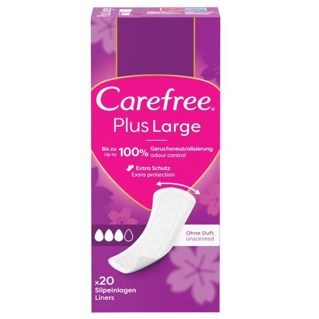 Carefree Plus Large wkładki higieniczne 20szt.
