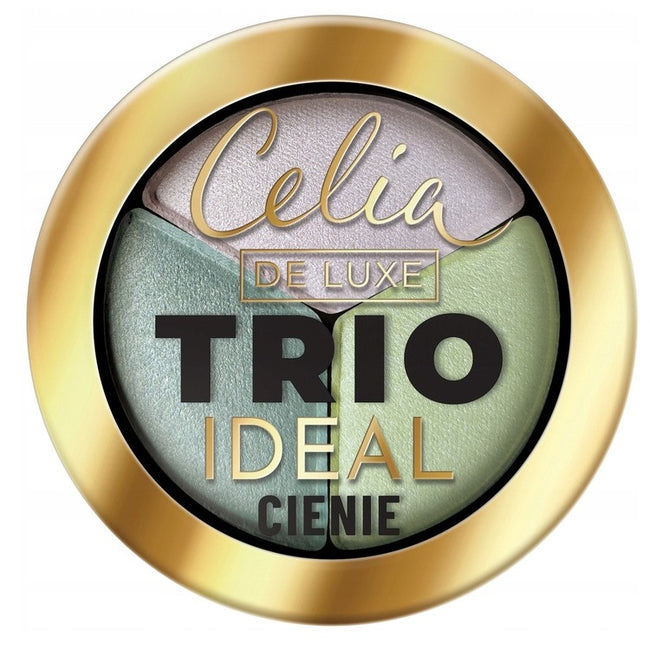 Celia De Luxe Trio Ideal prasowane cienie do powiek