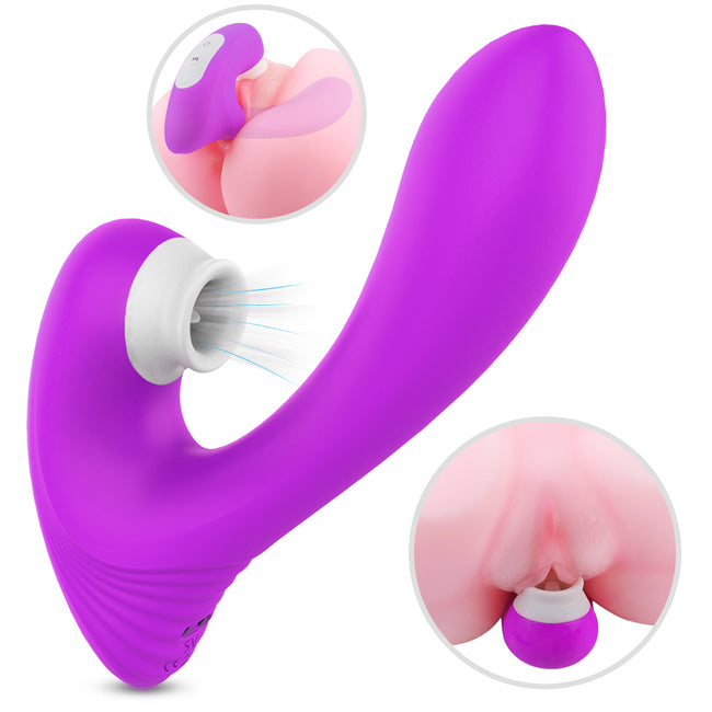 S-HANDE Dawn stymulator łechtaczki z 9 trybami wibracji Purple
