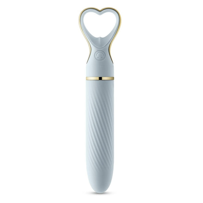 Blush Delice Heartthrob Silicone Bullet Vibrator wibrator z rączką w kształcie serca Something Blue