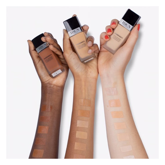 IDUN Minerals Norrsken Pure Mineral Illuminating Foundation rozświetlający podkład mineralny w płynie