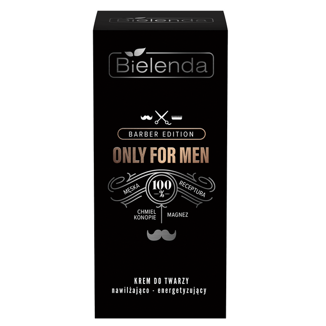 Bielenda Only For Men Barber Edition krem nawilżająco-energetyzujący 50ml