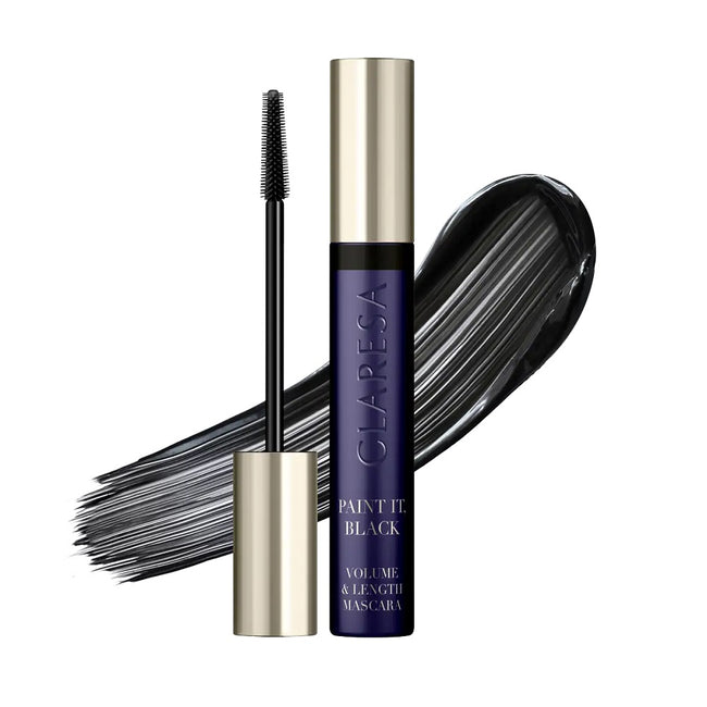 Claresa Paint It Black Volume & Length Mascara tusz do rzęs wydłużająco-pogrubiający