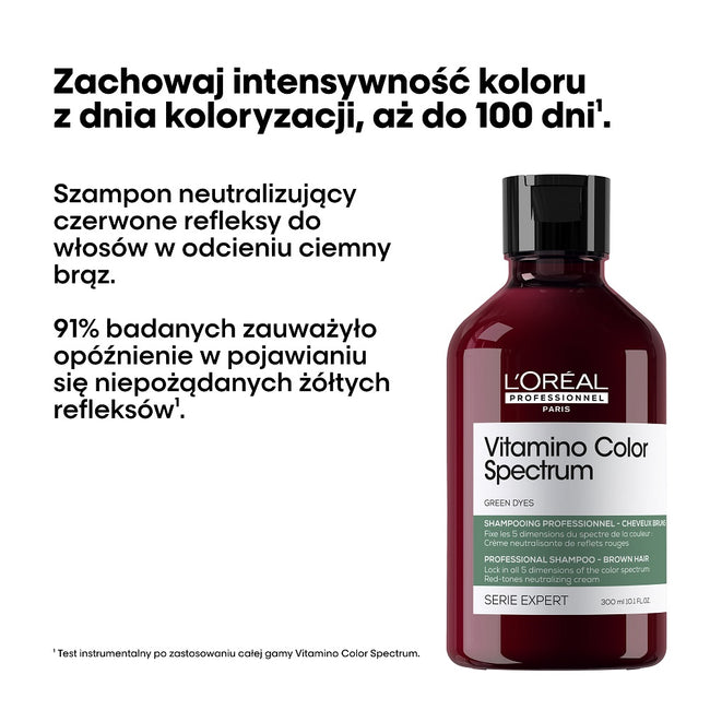 L'Oreal Professionnel Serie Expert Vitamino Color Spectrum szampon do włosów z zielonym pigmentem 300ml