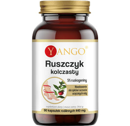 Yango Ruszczyk kolczasty ekstrakt 5% ruskogeniny suplement diety 90 kapsułek