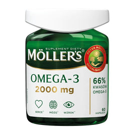 Möller's Omega-3 2000mg suplement diety 60 kapsułek