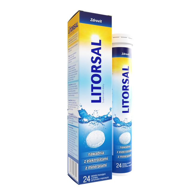 Zdrovit Litorsal suplement diety 24 tabletki musujące