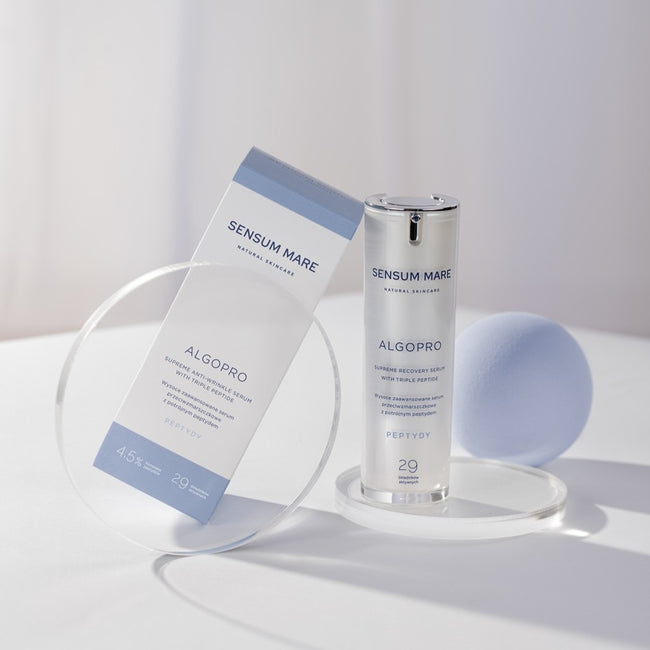 Sensum Mare Algopro wysoce zaawansowane serum przeciwzmarszczkowe z potrójnym peptydem 30ml