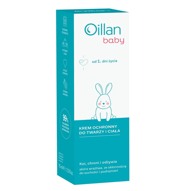 Oillan Baby krem ochronny do twarzy i ciała 75ml