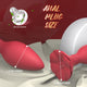 S-HANDE Morning Glory wibrujący korek analny Red