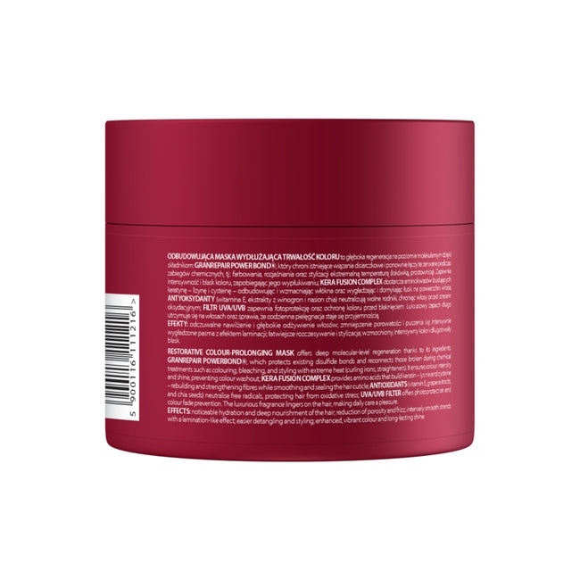 L'biotica Biovax Colormination Bond-Therapy maska odbudowująca wydłużająca trwałość koloru 200ml