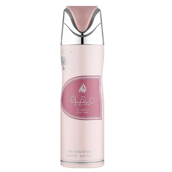 lattafa mohra silky rose spray do ciała 200 ml    