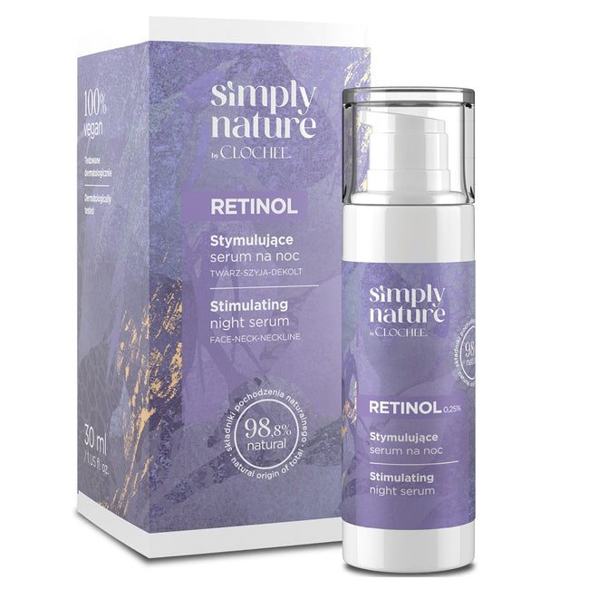 Clochee Simply Nature Retinol stymulujące serum na noc 30ml