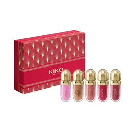 KIKO Milano Twist 'N Twinkle Holiday The Fabulous 5 Mini Lips Gift Set zestaw mini błyszczyków do ust 5x3.5ml