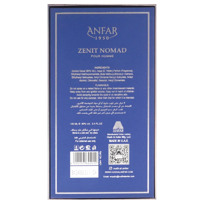 Anfar Zenit Nomad ekstrakt perfum spray
