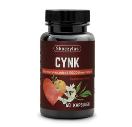 Skoczylas Cynk 3 formy miedź + EGCG + kwercetyna suplement diety 60 kapsułek