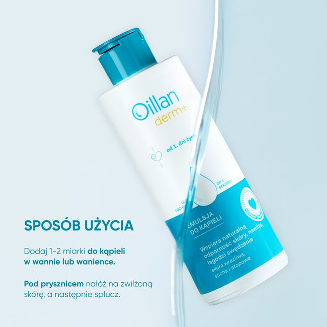 Oillan Derm+ emulsja do kąpieli 200ml