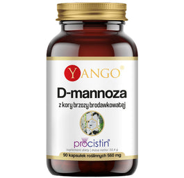 Yango D-mannoza z kory brzozy brodawkowatej suplement diety 90 kapsułek