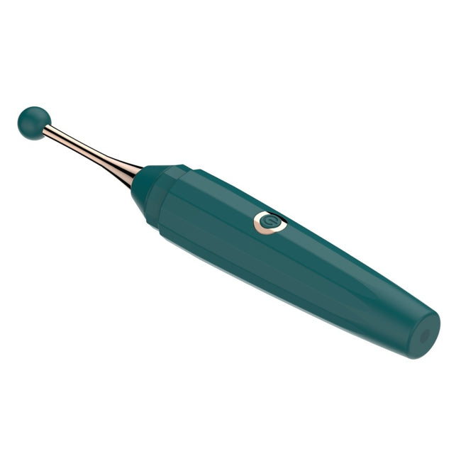 B-Series Magic Massager With 3 Heads stymulator z trzema zamiennymi końcówkami Green