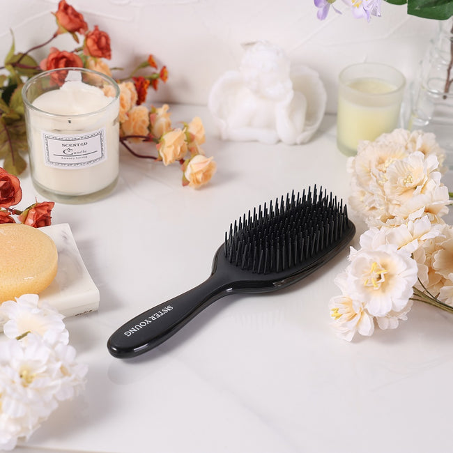 Sister Young Ayla Hair Brush szczotka do rozczesywania włosów Black