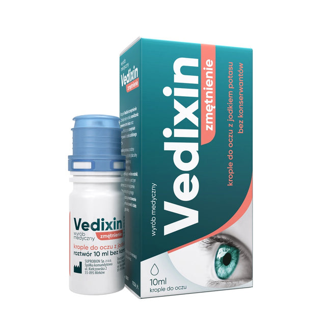 Vedixin Zmętnienie krople do oczu z jodkiem potasu 10ml