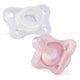 Chicco PhysioForma smoczek silikonowy uspokajający Mini Soft  0-2m Girl 2szt