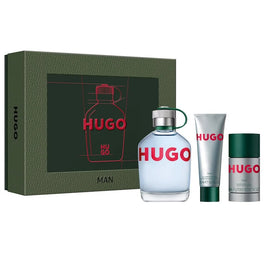 Hugo Boss Hugo Man zestaw woda toaletowa spray 125ml + dezodorant sztyft 75ml + żel pod prysznic 50ml