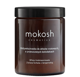 Mokosh Odżywka/maska do włosów matowych o przesuszonych końcówkach Zielona herbata z bergamotką 180ml