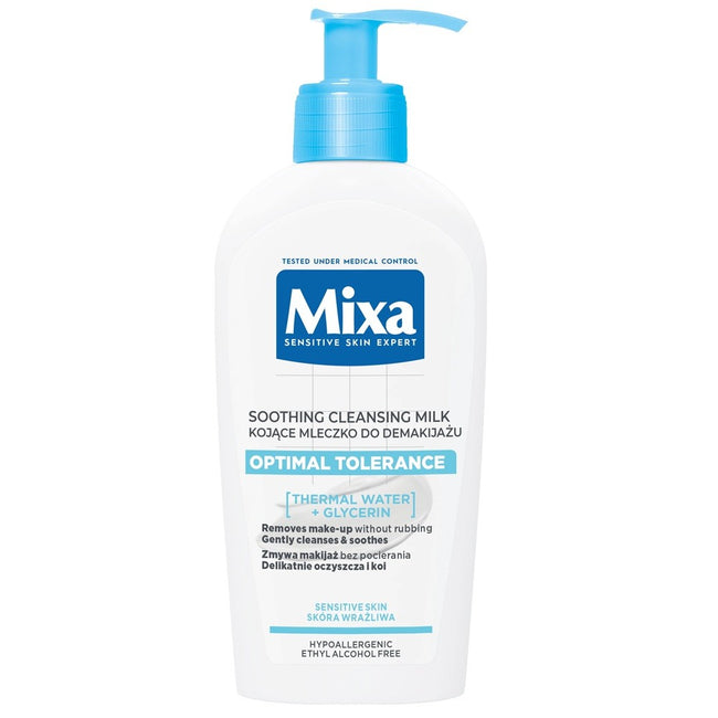 MIXA Optymalna Tolerancja kojące mleczko do demakijażu 200ml