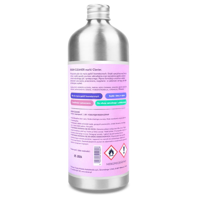 Clavier Brush Cleaner płyn do mycia pędzli 500ml
