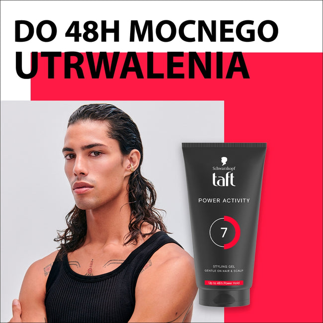 Taft Power Activity żel do włosów 150ml