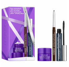 Clinique Eye Essentials: Soft Smolder zestaw tusz do rzęs 6ml + eyeliner w kredce 0.14g + krem pod oczy 5ml