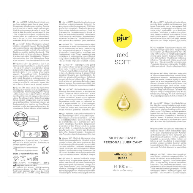Pjur Med Soft lubrykant na bazie silikonu 100ml