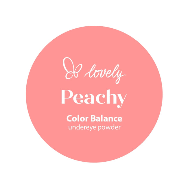 Lovely Peachy Undereye Powder sypki puder pod oczy