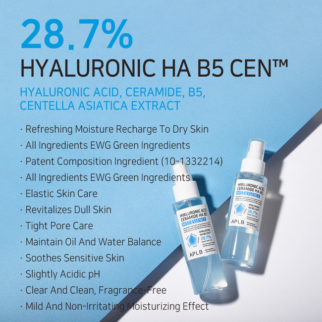 APLB Hyaluronic Acid Ceramide HA B5 Mist Essence odżywcza esencja w mgiełce 105ml