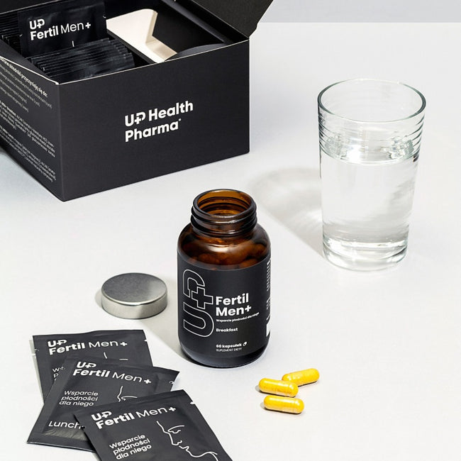 UP Health Pharma Fertil Men+ UP Płodność On suplement diety 60 kapsułek + 30 saszetek