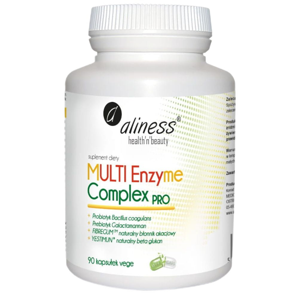 Aliness MULTI Enzyme Complex Pro suplement diety 90 kapsułek – cena: 53 ...