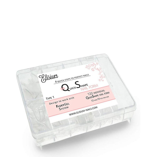 Elisium Quick Shape Nail Form formy do przedłużania paznokci Type1 120 szt.