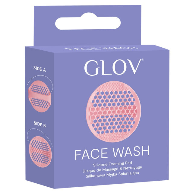 Glov Face Wash silikonowa myjka spieniająca do twarzy Pink