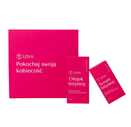 LOVA Pokochaj Swoją Kobiecość zestaw serum intymne 10ml + olejek intymny 30ml