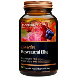 Doctor Life BioActive Resveratrol Elite suplement diety 60 kapsułek