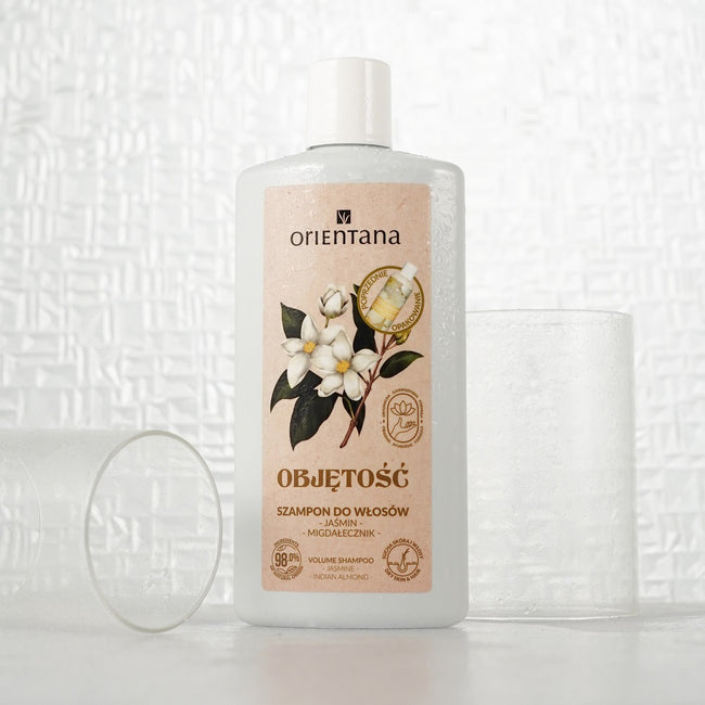 ORIENTANA Ajurwedyjski szampon do włosów Jaśmin i Migdałecznik 210ml
