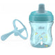 Chicco Training Cup kubek niekapek z twardym ustnikiem 6m+ Turkusowy200ml