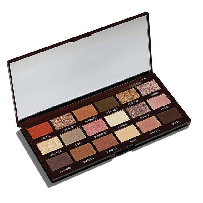 Makeup Revolution I Heart Revolution Chocolate Eyeshadow Palette paleta cieni do powiek Nudes 18g