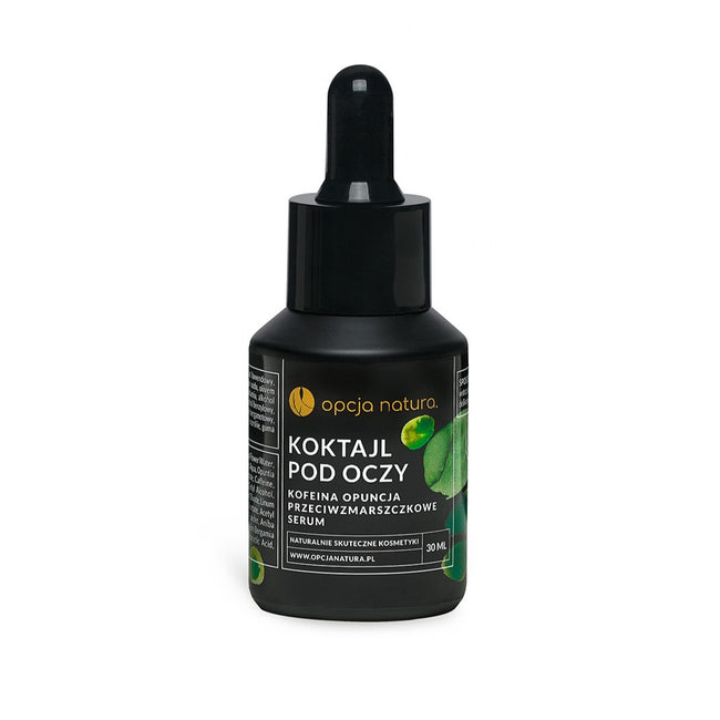 Opcja Natura Koktajl pod oczy przeciwzmarszczkowe serum Kofeina & Opuncja 30ml