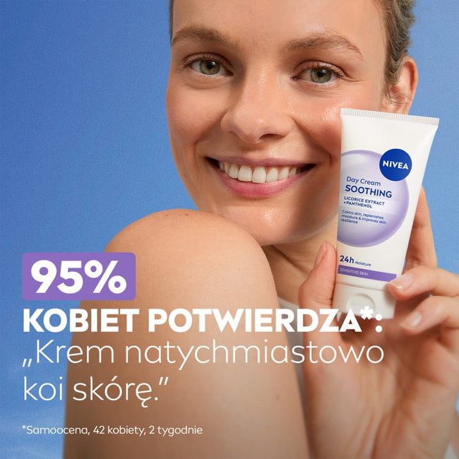Nivea 24H Nawilżenia kojący krem do twarzy SPF15 50ml